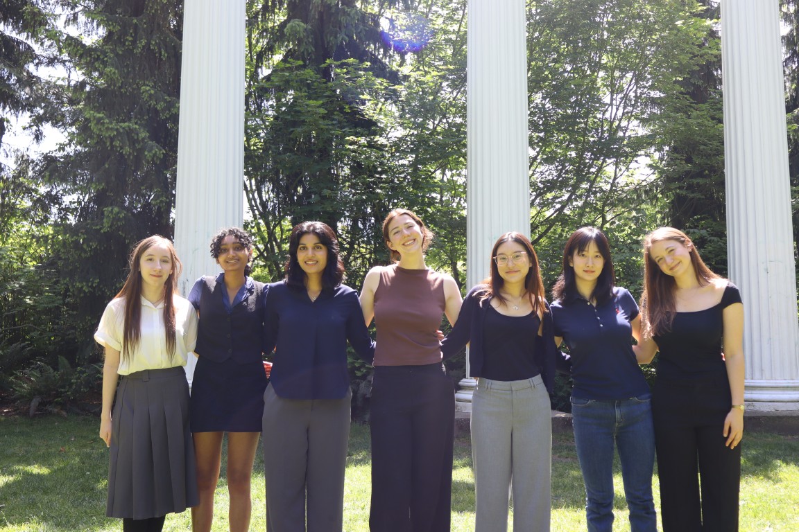 A group of robotics students